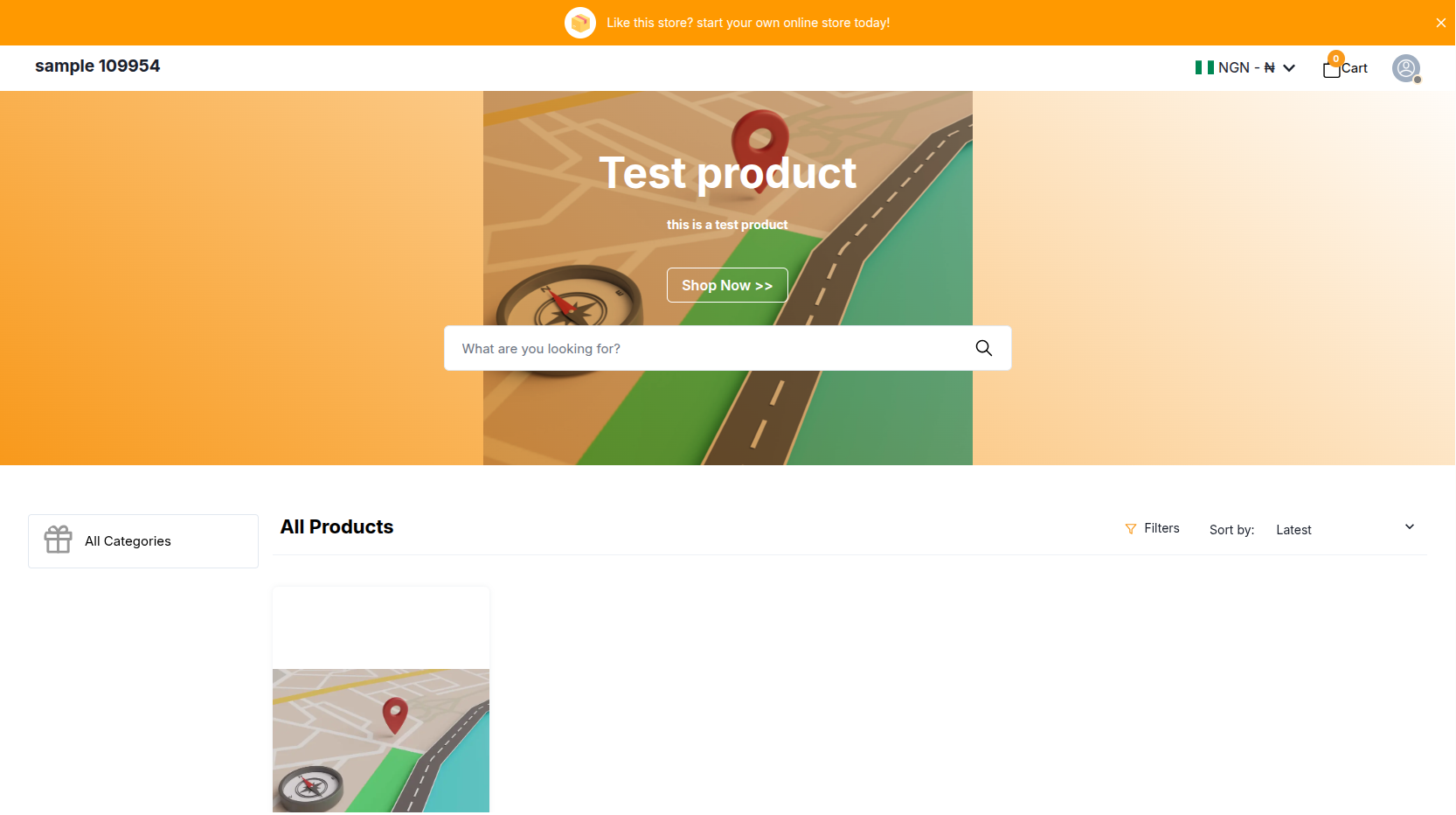 QShop E-Commerce Storefront